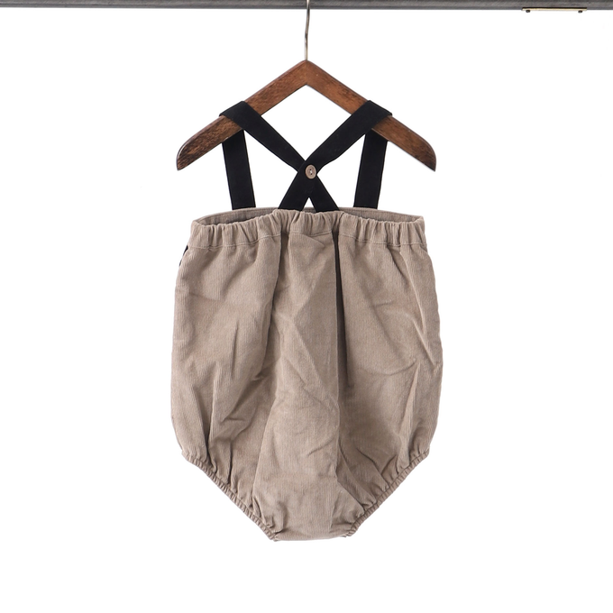 Popelin ポペリン<br>Babyコーデュロイサロペット Graige<br>Mod.7.2