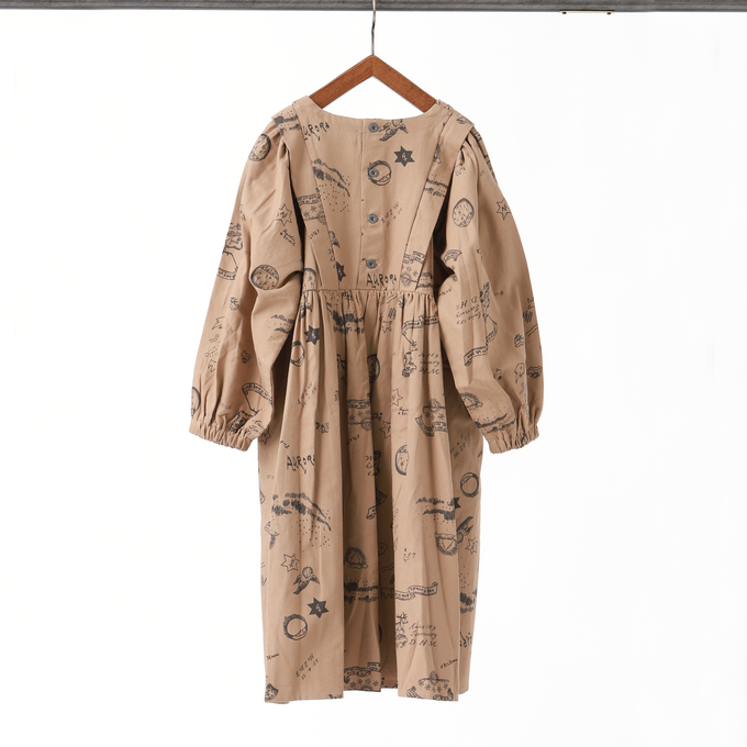 eLfinFolk エルフィンフォルク<br>AuRora tarina printed Dress<br>elf-232F03