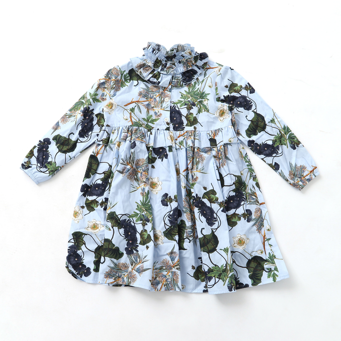 Christinarohade<br>クリスティーナローデ<br>Dress No. 136襟元フリル フラワーワンピース<br>442110071