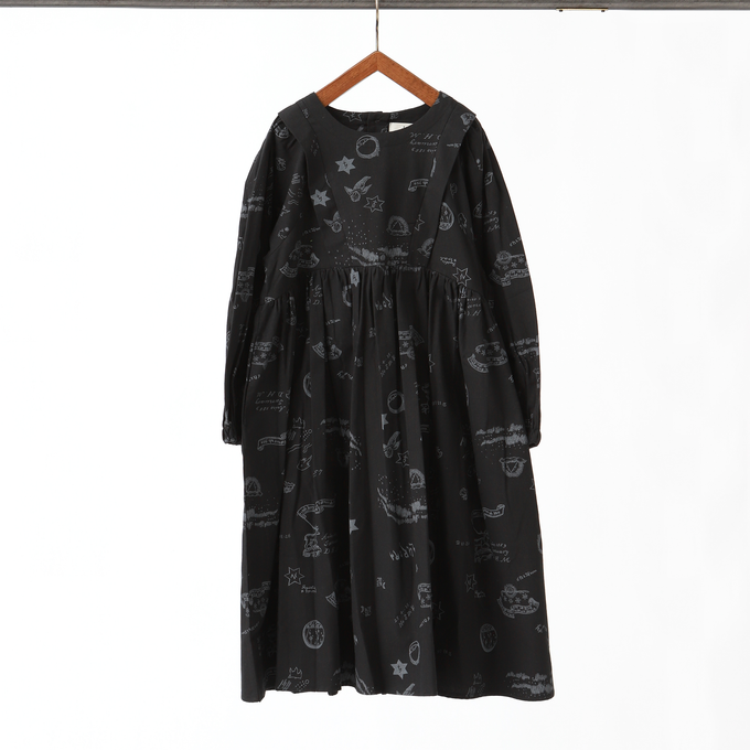 eLfinFolk エルフィンフォルク<br>AuRora tarina printed Dress<br>elf-232F03