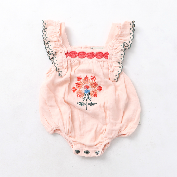 piupiuchic<br>ピウピウチック<br>BABY刺繍ロンパース<br>AW23.FSH2302