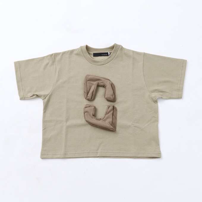 NUNUFORME ヌヌフォルム<br>24-nf19-916-505<br>3D nu ロゴT