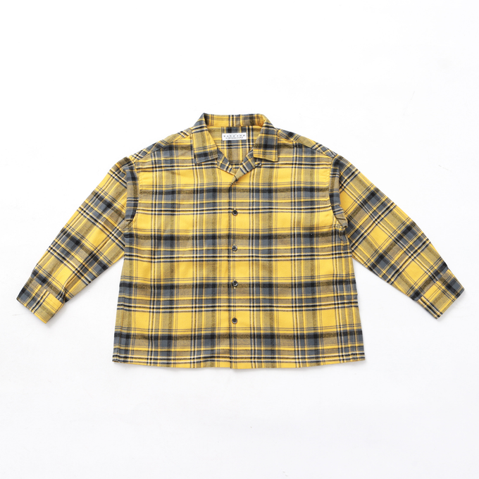 EAST END HIGHLANDERS<br>イーストエンドハイランダーズ<br>オープンカラーシャツ チェック<br>SHT-024