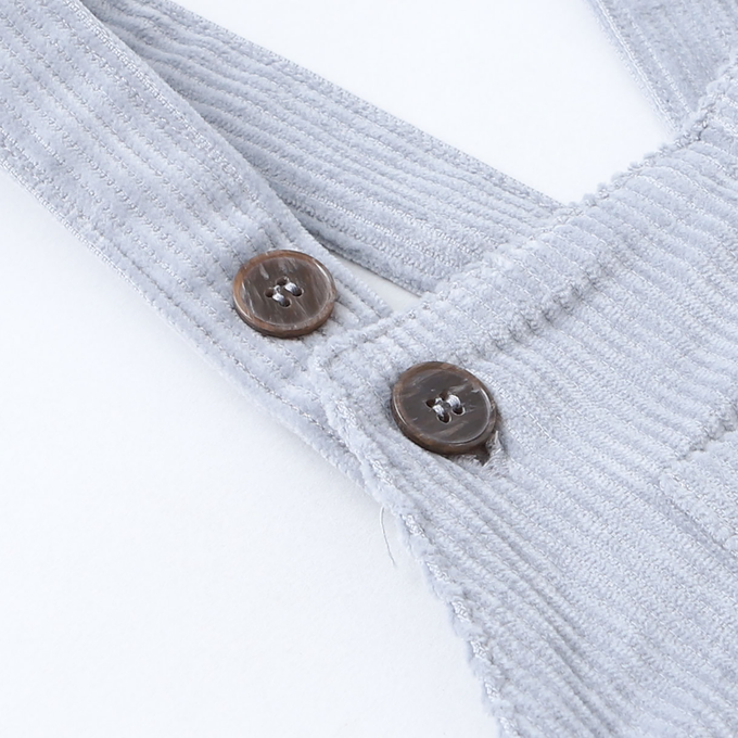 BOBOCHOSES<br>ボボショセス<br>Baby Multicolor B.C corduroy dungaree<br>223AB081