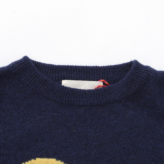 〈残り6-7Yのみ〉BOBOCHOSES<br>ボボショセス<br>Rubber Duck intarsia jumper<br>223AC113
