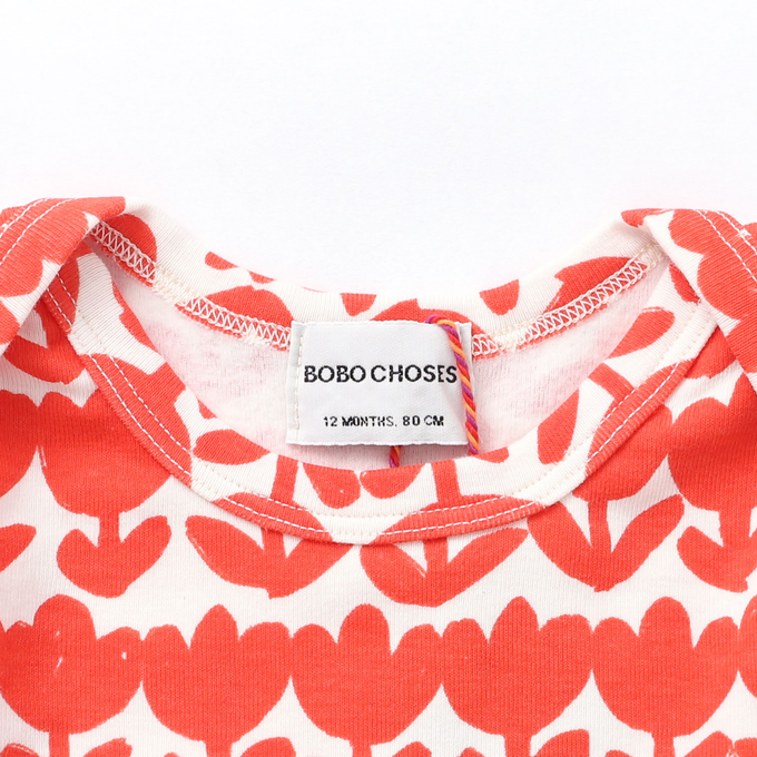 〈残り12monthのみ〉BOBOCHOSES<br>ボボショセス<br>Baby Retro Flowers all over body<br>223AB023