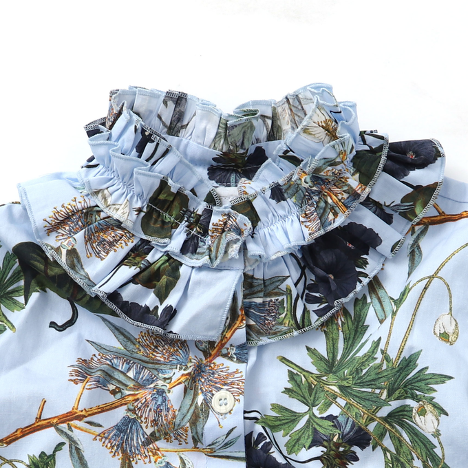 Christinarohade<br>クリスティーナローデ<br>Dress No. 136襟元フリル フラワーワンピース<br>442110071