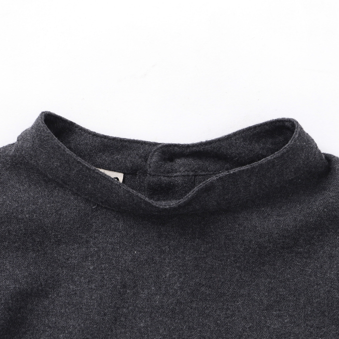 Popelin ポペリン<br>ハイネックフランネルシャツ<br>Mod.17.3