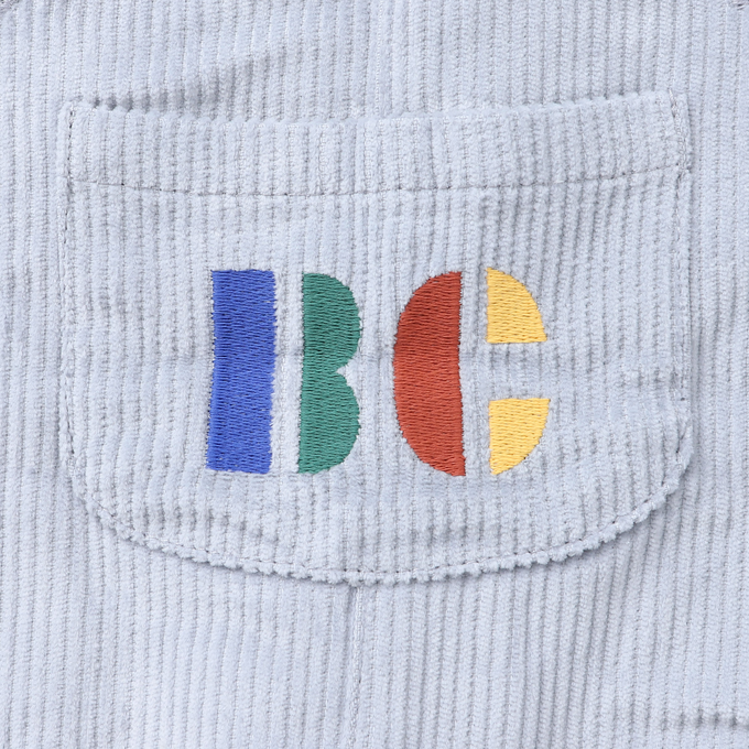 BOBOCHOSES<br>ボボショセス<br>Baby Multicolor B.C corduroy dungaree<br>223AB081
