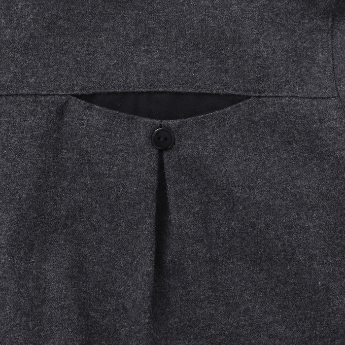 Popelin ポペリン<br>ハイネックフランネルシャツ<br>Mod.17.3