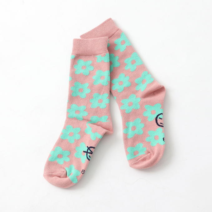 〈残り2Yのみ〉Wynkenウィンケン<br>フラワーソックス<br>WK15A145