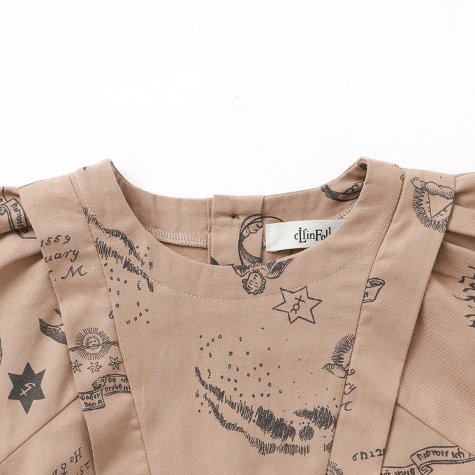 eLfinFolk エルフィンフォルク<br>AuRora tarina printed Dress<br>elf-232F03