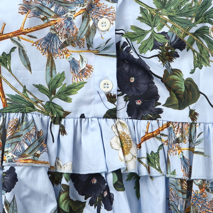 Christinarohade<br>クリスティーナローデ<br>Dress No. 136襟元フリル フラワーワンピース<br>442110071