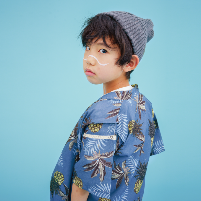PARK × BOTAN × WA・KKA<br>コラボ 子ども甚平<br>【5/30発売 COCOKIDS magazine掲載商品】