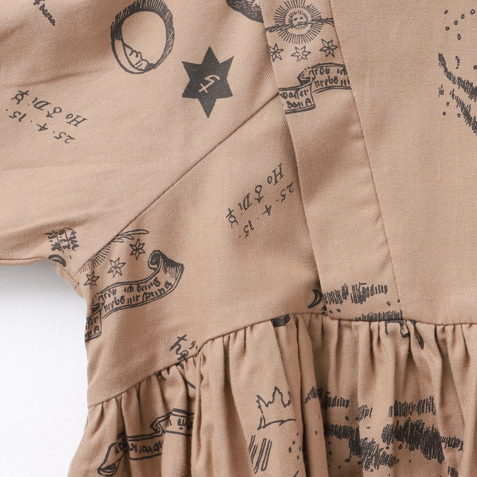 eLfinFolk エルフィンフォルク<br>AuRora tarina printed Dress<br>elf-232F03