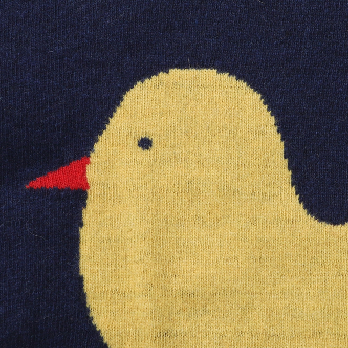 〈残り6-7Yのみ〉BOBOCHOSES<br>ボボショセス<br>Rubber Duck intarsia jumper<br>223AC113