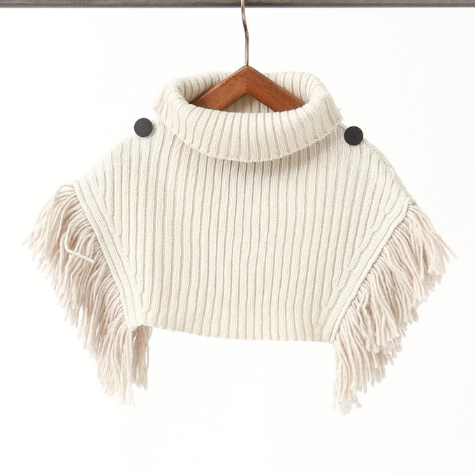 eLfinFolk エルフィンフォルク<br>Rib knit Knights cape<br>elf-232K34