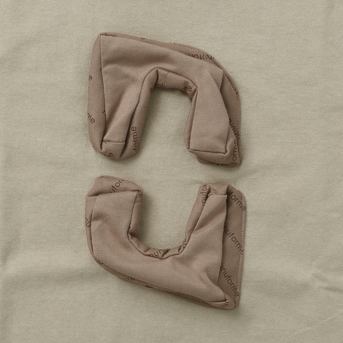 NUNUFORME ヌヌフォルム<br>24-nf19-916-505<br>3D nu ロゴT