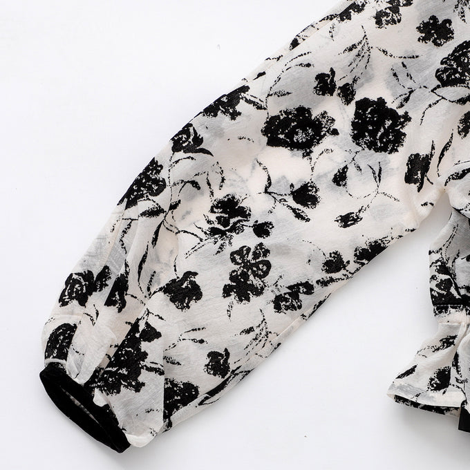 TOBOGGAN<br> トボガン<br>sheer blouse