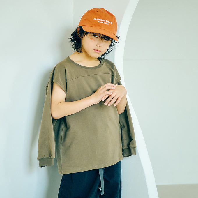 toboggan<br> トボガン<br>スリットロングスリーブTEE