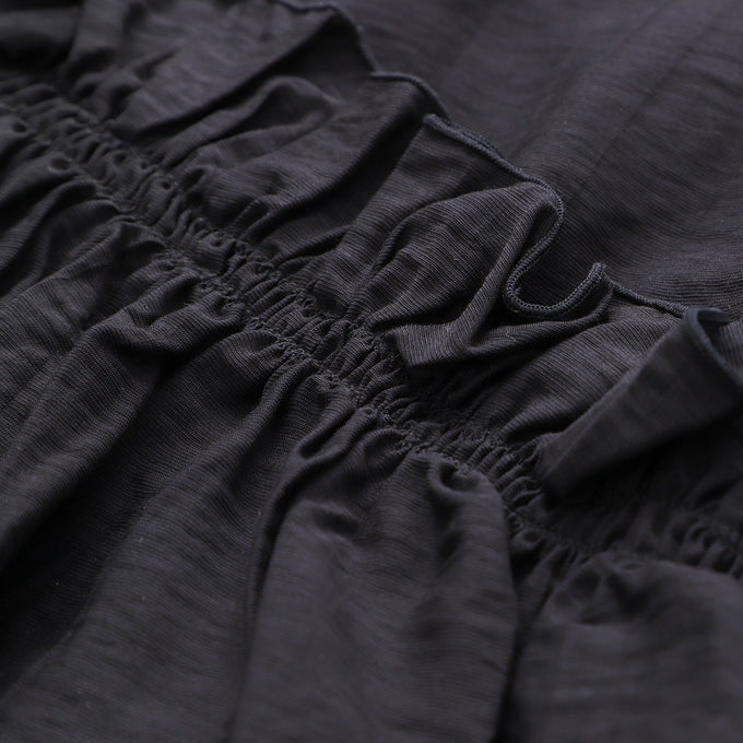 【TOBOGGANFES対象商品】<br> TOBOGGAN<br> トボガン<br>docking dress-long frill vest