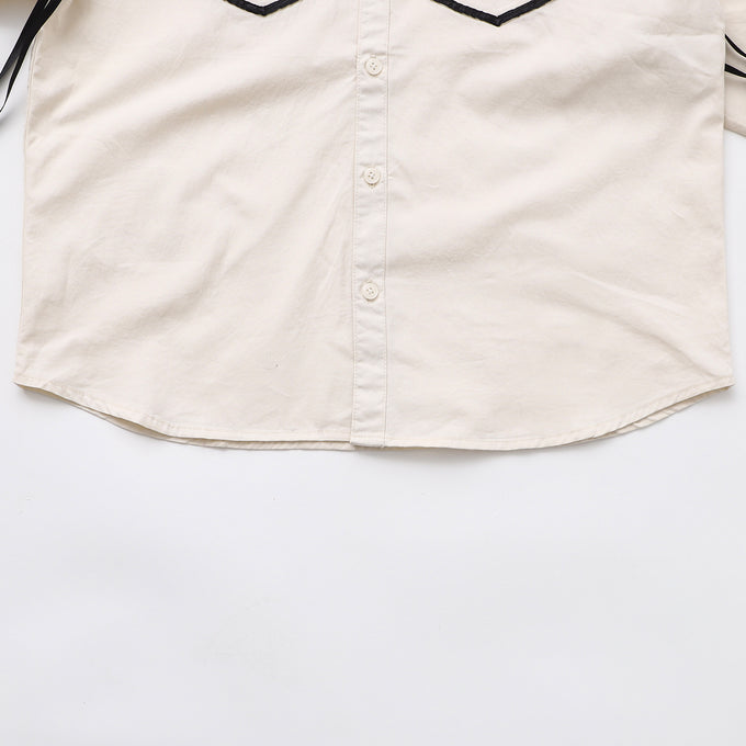 TOBOGGAN<br> トボガン<br>cut out big shirts