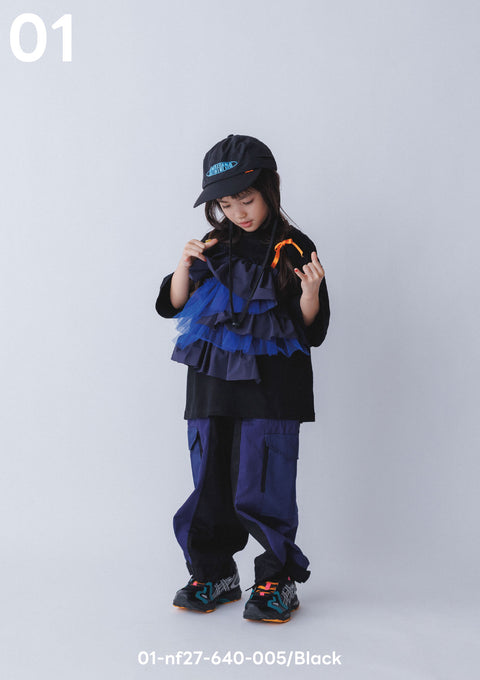 NUNUFORME<br> ヌヌフォルム<br>【27ssご予約 1月入荷予定】<br>トリコロールカーゴパンツ<br>01-nf27-640-005
