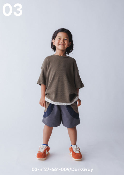NUNUFORME<br> ヌヌフォルム<br>【27ssご予約 1月入荷予定】<br>トリコロールショートパンツ<br>03-nf27-661-009