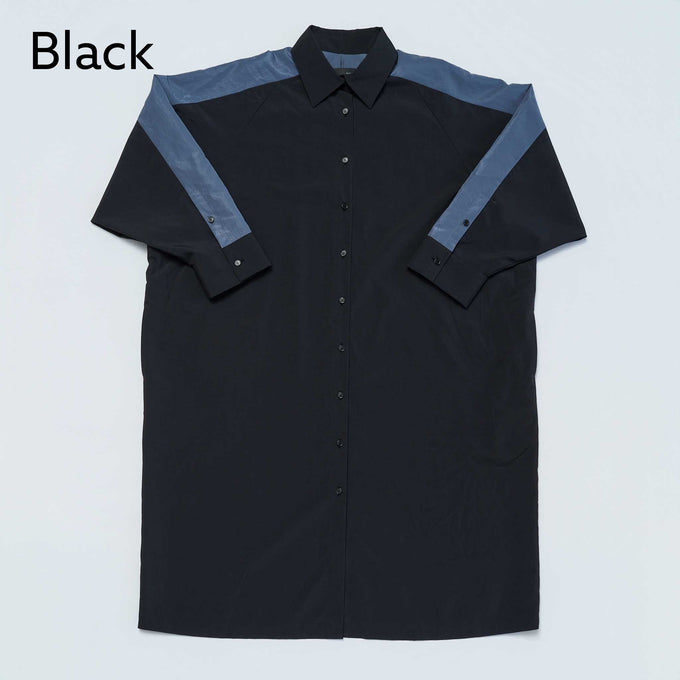 NUNUFORME<br> ヌヌフォルム<br>【27ssご予約 1月入荷予定】<br>ボックスロングシャツ<br>06-nf27-403-034