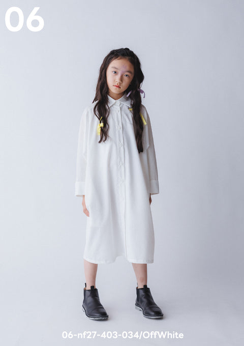 NUNUFORME<br> ヌヌフォルム<br>【27ssご予約 1月入荷予定】<br>ボックスロングシャツ<br>06-nf27-403-034