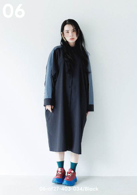 NUNUFORME<br> ヌヌフォルム<br>【27ssご予約 1月入荷予定】<br>ボックスロングシャツ<br>06-nf27-403-034