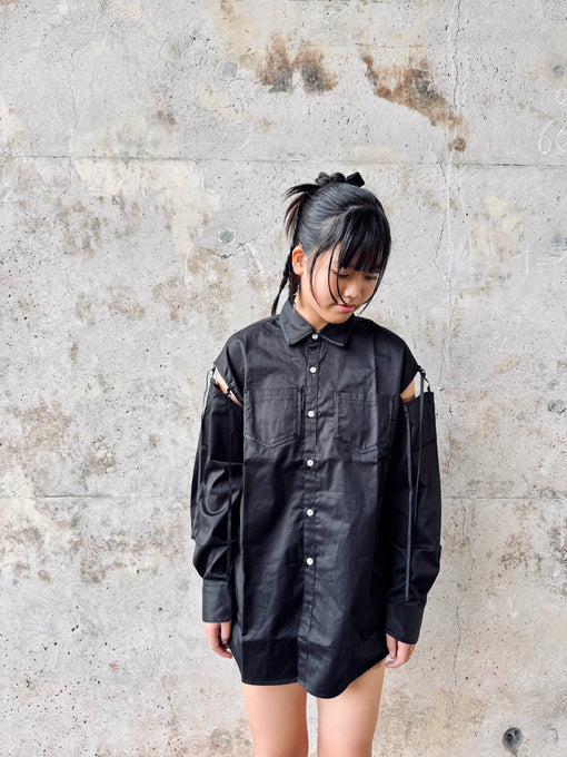 TOBOGGAN<br> トボガン<br>cut out big shirts