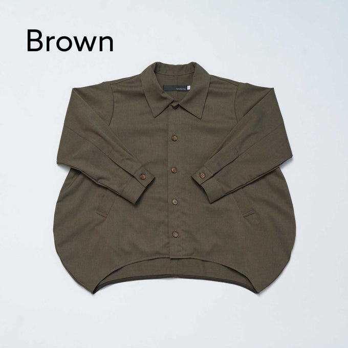 NUNUFORME<br> ヌヌフォルム<br>【27ssご予約 1月入荷予定】<br>サークルシャツジャケット<br>09-nf27-558-273