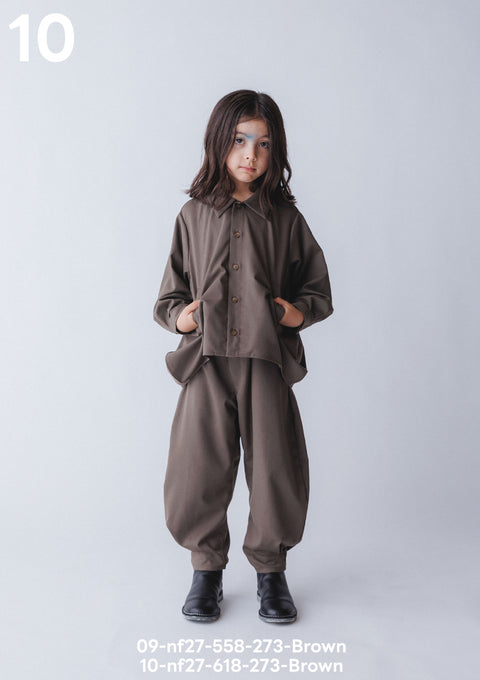 NUNUFORME<br> ヌヌフォルム<br>【27ssご予約 1月入荷予定】<br>サークルシャツジャケット<br>09-nf27-558-273