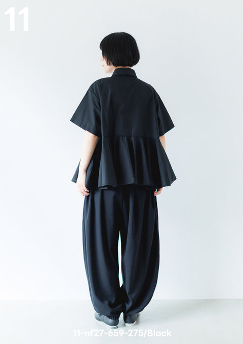 NUNUFORME<br> ヌヌフォルム<br>【27ssご予約 1月入荷予定】<br>タックジョガーパンツ<br>11-nf27-659-275