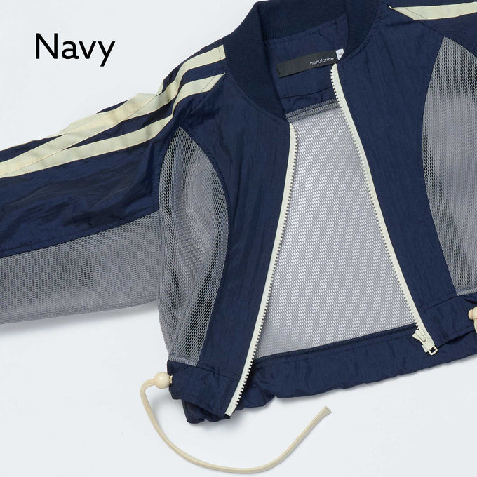 NUNUFORME<br> ヌヌフォルム<br>【27ssご予約 1月入荷予定】<br>テープスリーブショートブルゾン<br>12-nf27-133-276