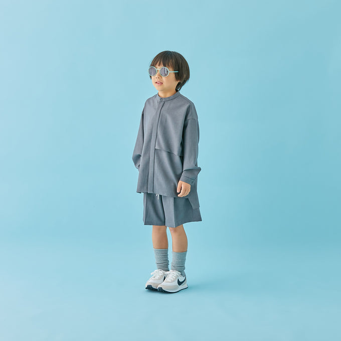 MOUN TEN. マウンテン<br>polyester canapa pocket shirt<br>MS26-1106g