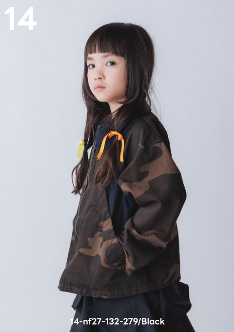 NUNUFORME<br> ヌヌフォルム<br>【27ssご予約 1月入荷予定】<br>ヒドンポケットブルゾン<br>14-nf27-132-279