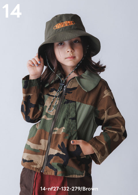 NUNUFORME<br> ヌヌフォルム<br>【27ssご予約 1月入荷予定】<br>ヒドンポケットブルゾン<br>14-nf27-132-279