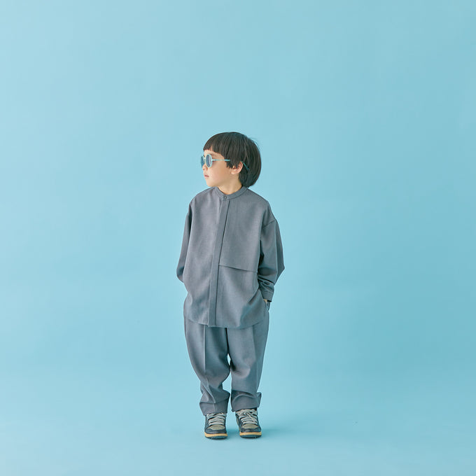 MOUN TEN. マウンテン<br>polyester canapa pocket shirt<br>MS26-1106g