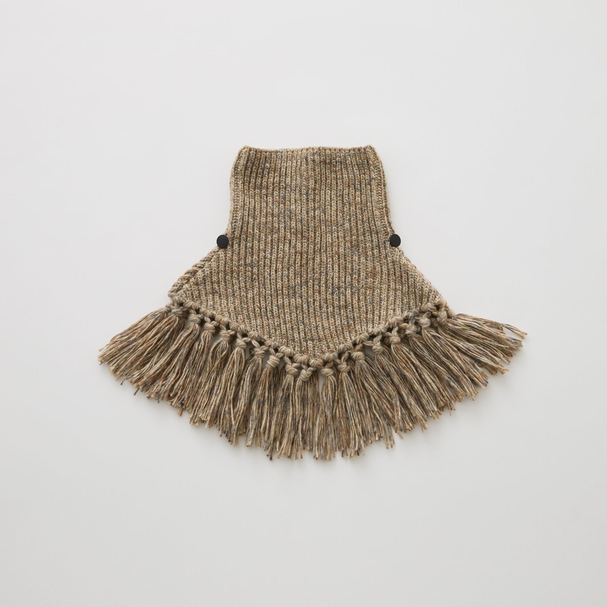 eLfinFolk エルフィンフォルクNep Yarn Rib Knit Cape16_elf-262K27