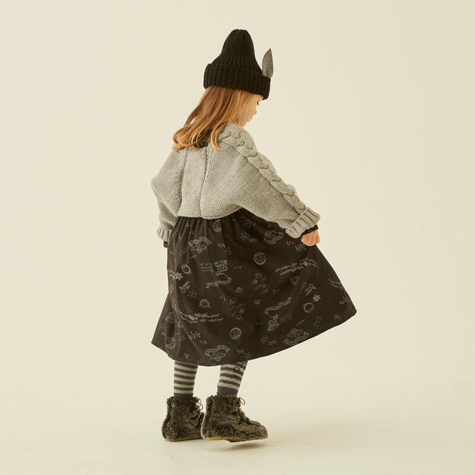 eLfinFolk エルフィンフォルク<br>AuRora tarina printed Dress<br>elf-232F03