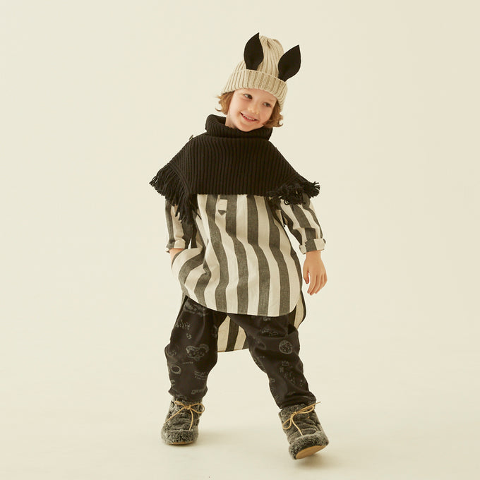 eLfinFolk エルフィンフォルク<br>Rib knit Knights cape<br>elf-232K34