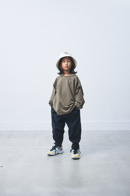 toboggan<br> トボガン<br>スリットロングスリーブTEE