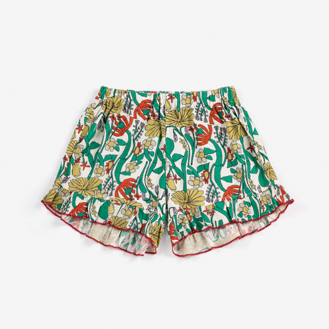 BOBOCHOSES<br>ボボショセス<br>Color Herbalist all over woven shorts<br>B126AC070