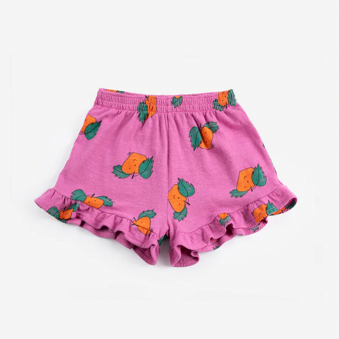 BOBOCHOSES<br>ボボショセス<br>Tangerine all over ruffled shorts<br>B126AC063