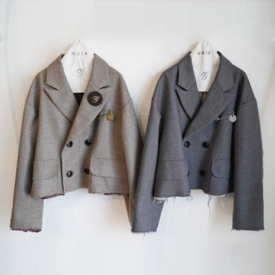 GRIS<br>グリ<br>【26awご予約 8月末入荷予定】<br>Cut of Double Jacket<br>GR26AW-JK006