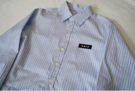 GRIS<br>グリ<br>Hem Pleated Long shirt<br>GR26AW-SH005
