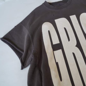 GRIS<br>グリ<br>【26awご予約 8月末入荷予定】<br>Cut of sleeve Big sweat<br>GR26AW-CU005