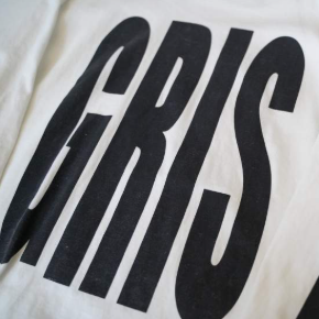 GRIS<br>グリ<br>【26awご予約 8月末入荷予定】<br>Vitage Big LOGO L/S T-shirt<br>GR26AW-CU008